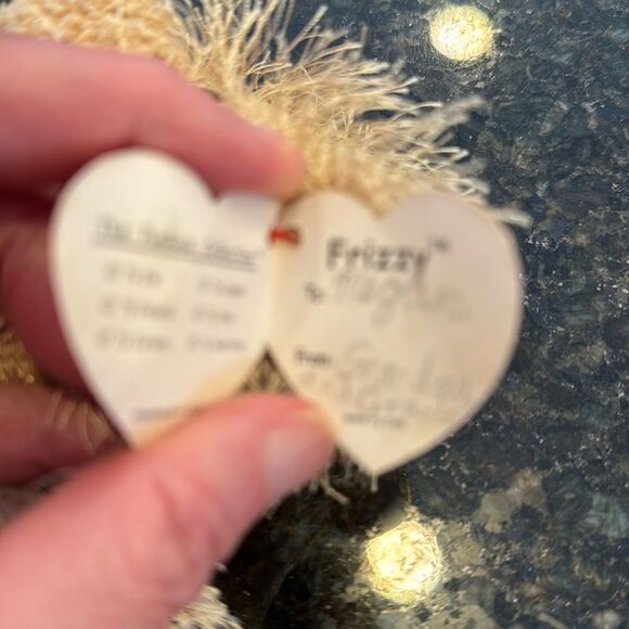 Ty Beanie Babies Vintage Ty Punkies Collection 'Frizzy' the Brown Bear 2002-9” - Picture 9 of 9